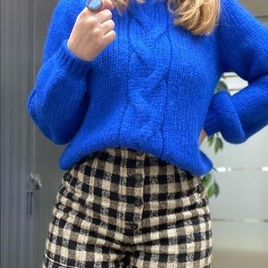 Sézane Serena Jumper 60s Blue Size S